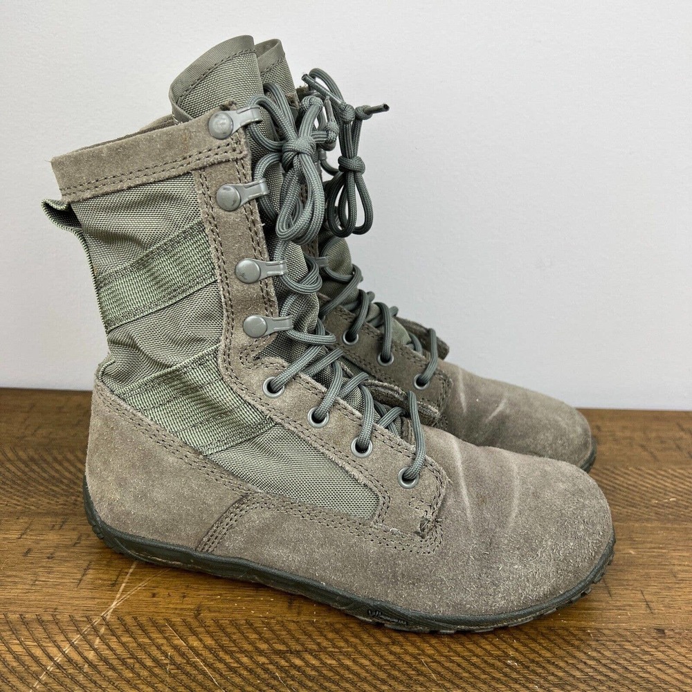 Tactical Research Boots Mens 7 Wide Gray TR103 Minimalist Combat Military Army